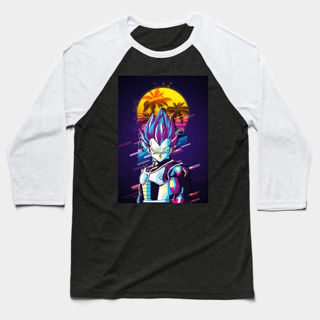 Vegeta DragonBall Baseball T-Shirt by Sakent